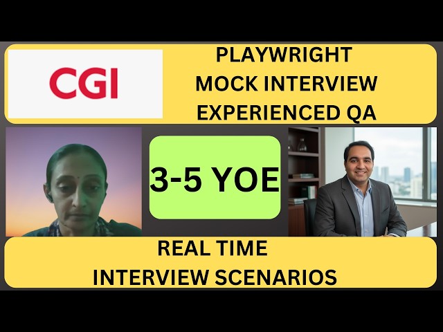 Playwright Automation Interview for Testers | QA Automation Interview | Playwright Tutorial