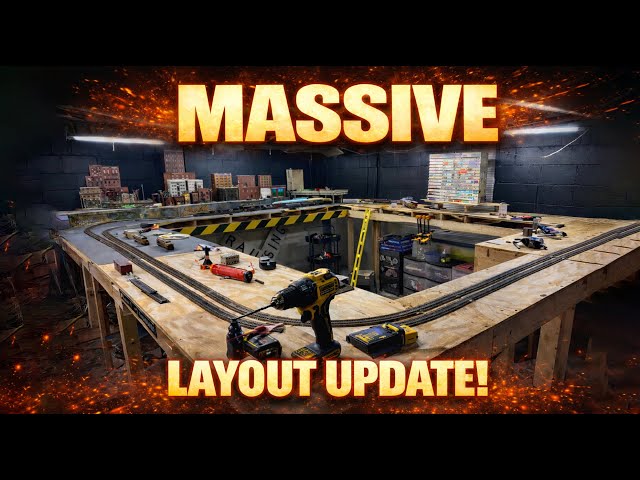 YES! I'm CRAZY!! MASSIVE Model Railroad Layout Update!