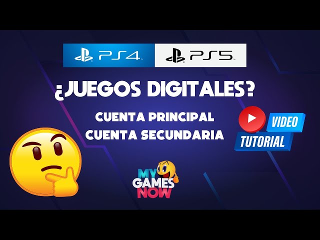 HOW DO DIGITAL GAMES WORK on PS4 and PS5? (PRIMARY and SECONDARY Accounts)