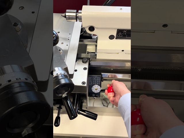 Turning on the lathe spindle