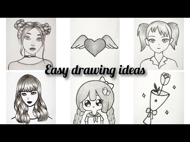 Easy drawing ideas for beginners | Creative drawing ideas