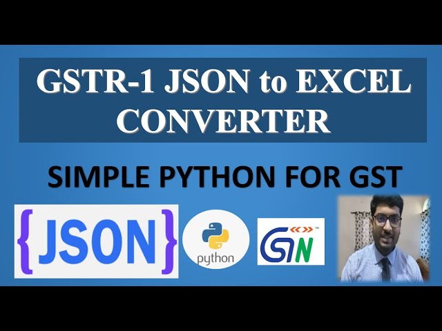 Best Tool for GST Annual Audit | GSTR-1 Json to Excel Convert| GST with Python | 100% Free Process