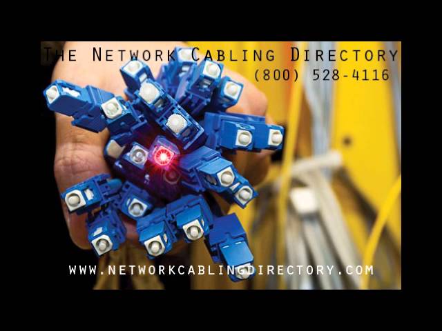 Network Cabling & Fiber Optic Cable Installations- Low Voltage Cabling