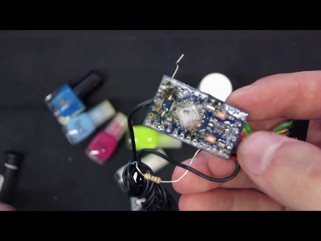 Nail varnish is NOT a good conformal coating for electronics PCBs!