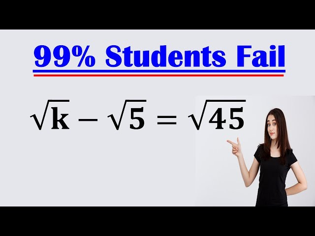 Solving a 'Harvard' University entrance exam |Find k?