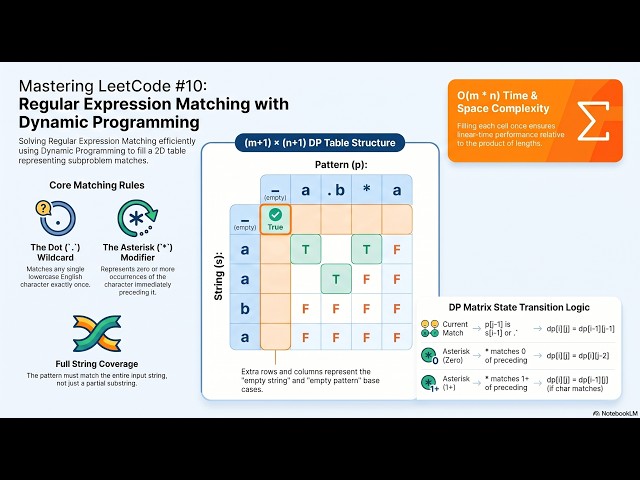 LeetCode #10: Regular Expression Matching - Easy Explanation