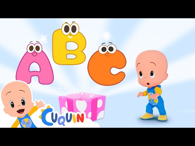 Canción del ABC (Abecedario)  🔠🎶 en MAYÚSCULAS | Canciones infantiles para bebés con Cleo y Cuquín