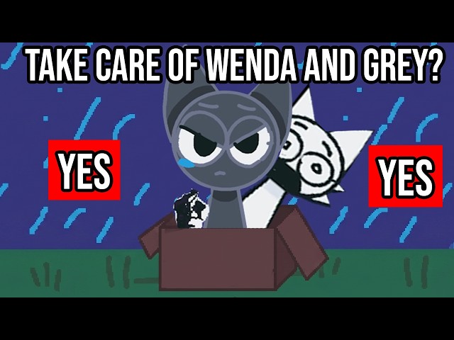 I TOOK CARE OF GREY AND WENDA.. They're kinda Fussy...