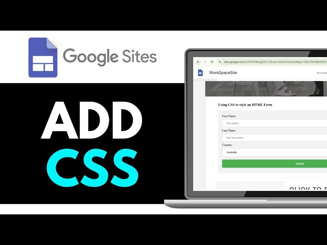 How to Add CSS in Google Sites 2025 (FULL TUTORIAL)