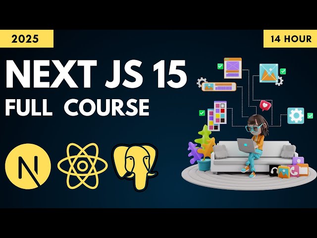 Next.js 15 Full Course 2025 | Drizzle, Better Auth, Postgres, TypeScript | 14 Hours