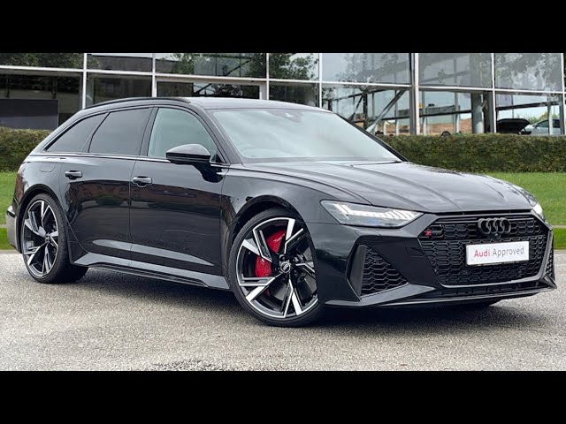 Approved Used Audi RS 6 Avant Carbon Black 600 PS tiptronic 4.0 TFSI V8 at Stafford Audi