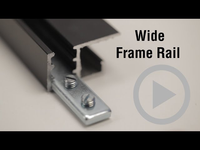 How to Assemble Extra Large Euro Style Slide-In Frames with Joiners