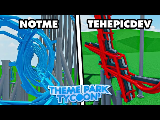 Who Can Build The *ROUGHEST* Coaster In Theme Park Tycoon 2?