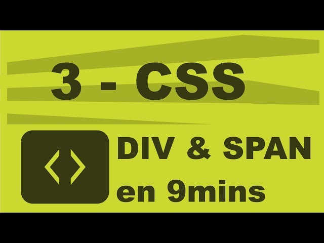 3 CSS - difference between Span and Div