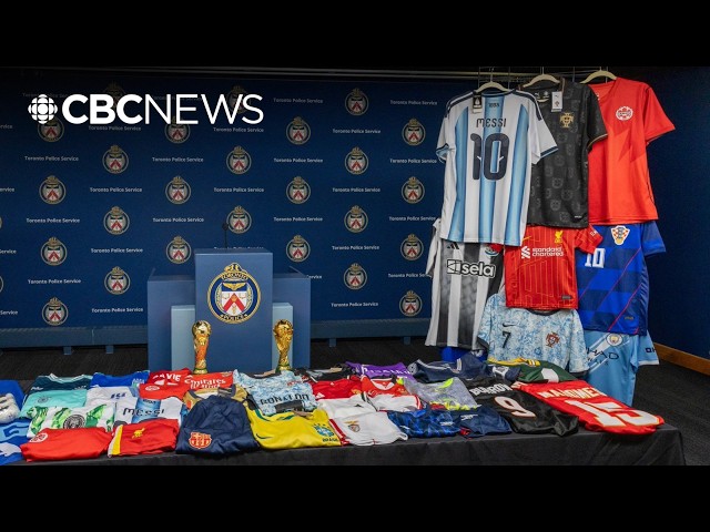 Toronto police seize $3.5M worth of allegedly fake soccer merch ahead of FIFA World Cup