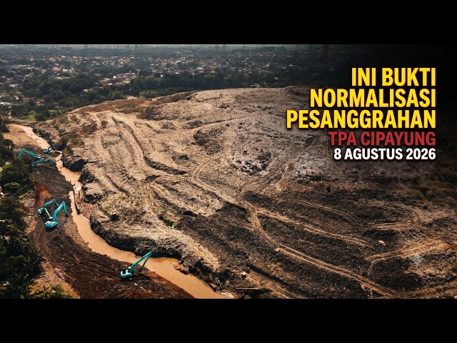 NOT A DROUGHT! Proof of the Pesanggrahan River Normalization at Cipayung Landfill