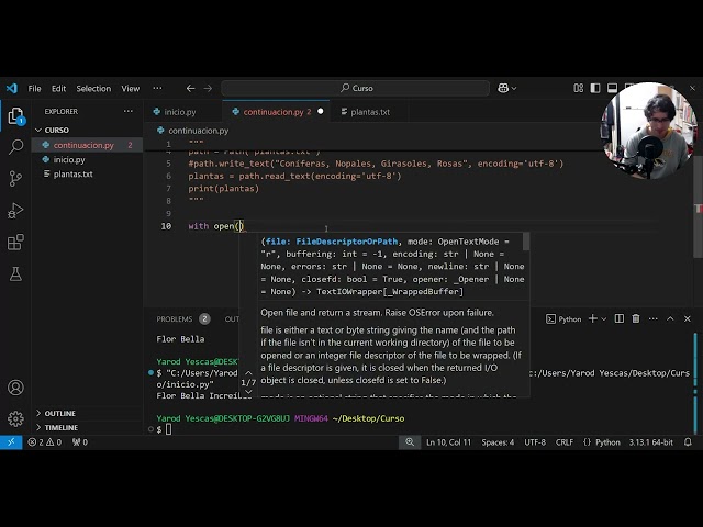 Aprende Python con Bash y VSCode desde Cero - Print Avanzado - subprocess, os, y shutil