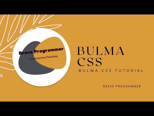 Learn BULMA CSS in just 7 minutes !!!🚀