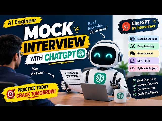 Can You Crack an AI Engineer Interview? 🔥 ChatGPT Mock Interview | Real Questions