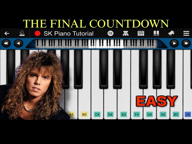The Final Countdown - Piano Tutorial | Europe