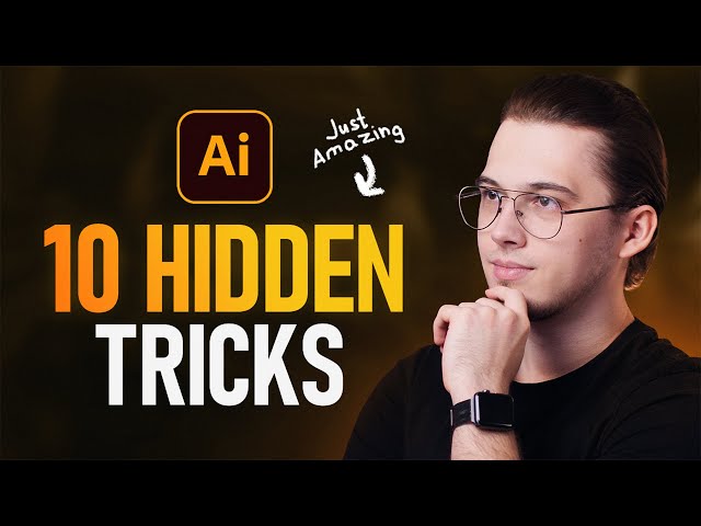 10 HIDDEN Adobe Illustrator Tips You Must Know!