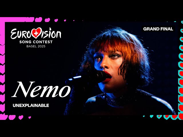 Nemo - Unexplainable at the Grand Final | Eurovision 2025 | #UnitedByMusic ​​🇨🇭