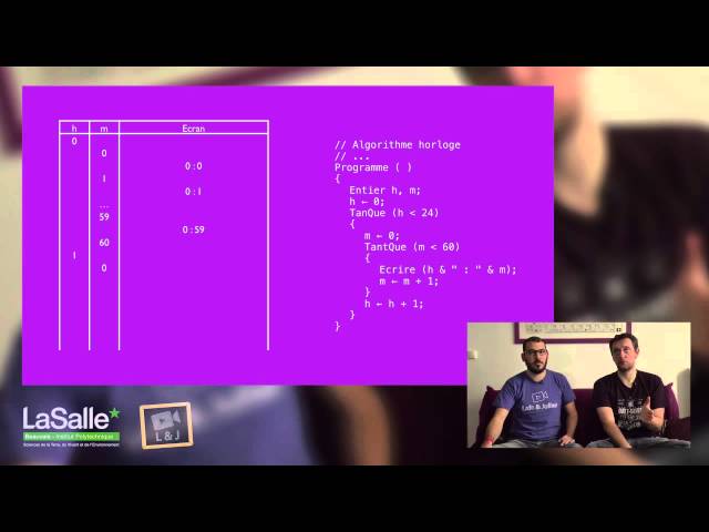 Algorithmique - Boucles imbriquées #Algo19