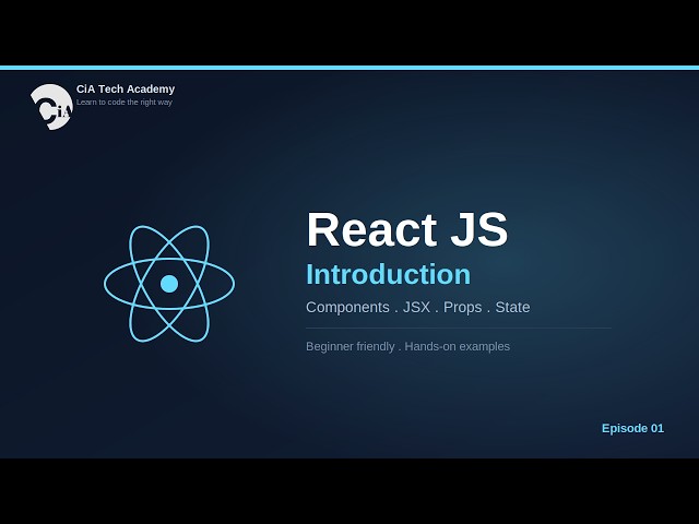 React JS Introduction for Beginners