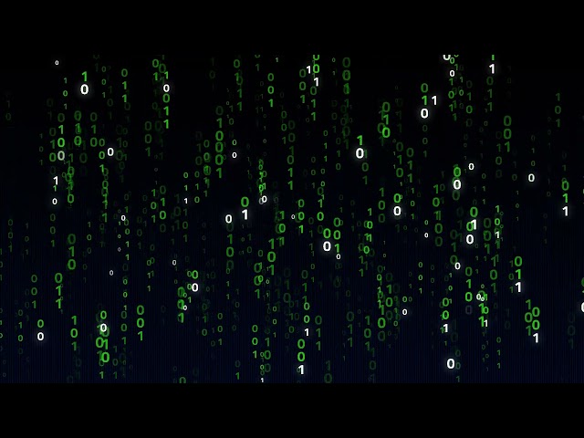 Matrix Binary Code Numeric Version 2 - Digital Background Loop