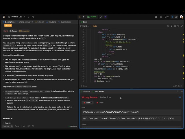 Design Search Autocomplete System