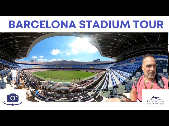 FC Barcelona CAMP NOU VR Tour [El Clasico messi]  Barça Stadium Tour & Museum | 360° Virtual Reality
