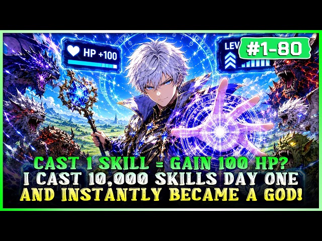 Cast 1 Skill = Gain 100 HP? I Cast 10,000 Skills on Day One and Instantly Became a God!