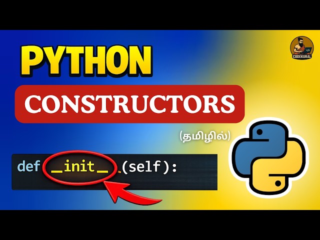 Python Constructor Explained for Beginners 🔥 | init , self Full Tutorial with Examples