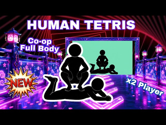 HIGH QUALITY HUMAN TETRIS | Immersive Interactive Warm-Up | Ultimate 2 Player Full Body Challenge