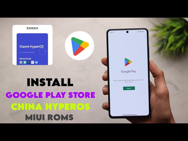 HyperOS China Install Google PlayStore | How To Install Google PlayStore On China HyperOS