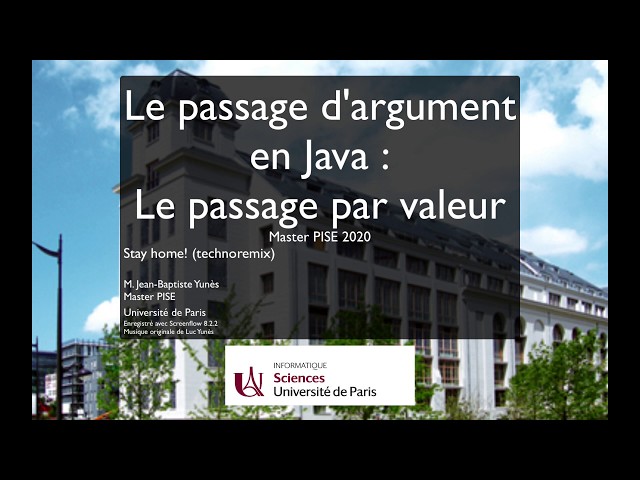 Cours Java (9) : Le passage par valeur (Part II)