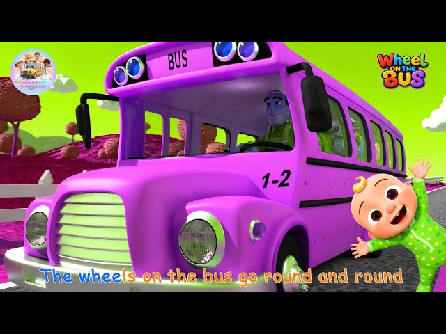 🚍 [1 MINUTE LOOP] Wheels on the Bus Sound Variations Remix 🎶 | Fun Music Versions | JollyMixKidsTv