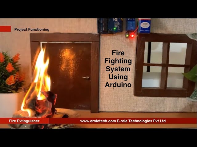 Arduino Master Course Project 25 : Fire Fighting System Using Arduino