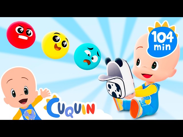 The colorful balls want to play with Cuquin and more 🏐 Videos & cartoons for babies