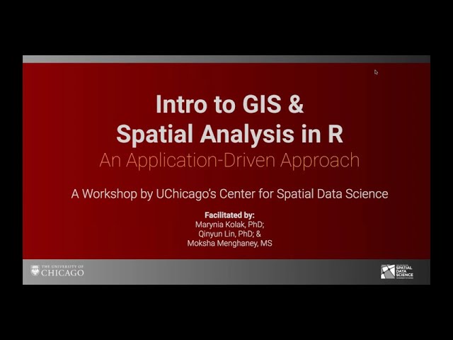 UCGIS Workshop: Intro to Spatial Analysis with R