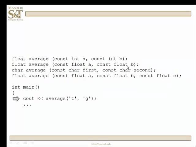 C++ Lesson 8.5 - Function Overloading