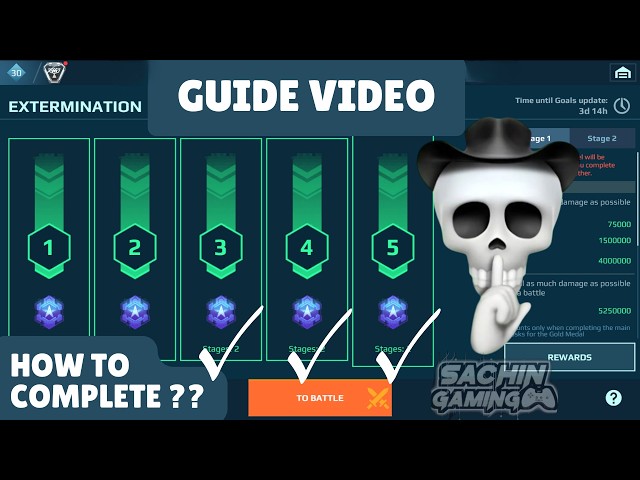 How To Complete Extermination Mode 3, 4 and 5 | War Robots Tips And Tricks