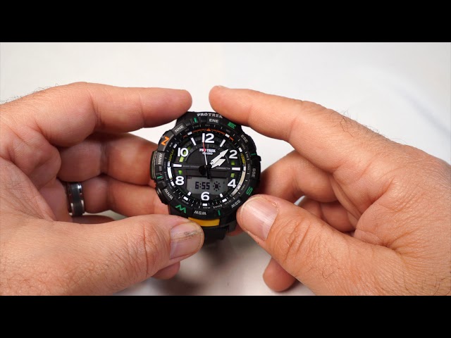 Casio ProTrek PRT-B50-1CR Quad Sensor Watch and ProTrek Connected App + Route log Detailed Review