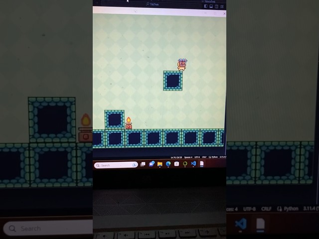 STARTING MY PLATFORMER!!  Devlog1     #GameDev #pygame #devlog  #pythonprogramming #letsmakeagame