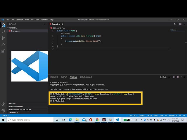 #1  Problem in VS Code: Could not find or load main class ...ClassNotFoundException in java