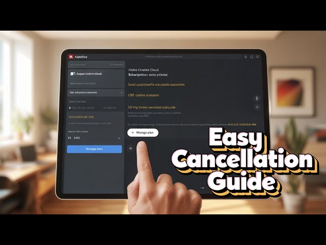 How To Cancel Adobe Creative Cloud Plan - full tutorial