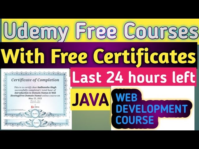 💥Wow!! 13 Best Free Courses with Free Certification ! Udemy FREE Courses With Free Certificates 💥💥