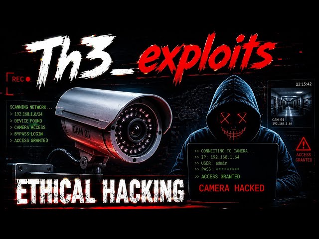 CAM HACK 😱 | CCTV Camera  | Ethical Hacking 🔥