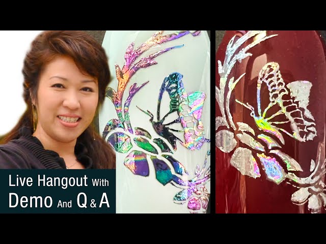 LIVE. Stream Hangout Weekly Q & A Demo SheModern Creative Nail Arts with Tips and Tricks Sharing