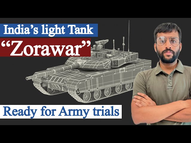 DRDO ready to roll out light tank Zorawar's prototype, after which it is going for Army trials soon.